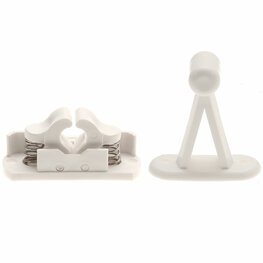 Deurvanger pvc met veren Deurvanger pvc met veren