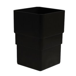 CONNECTOR VIERKANT / VIERKANT AFVOERGOOT SL ZWART