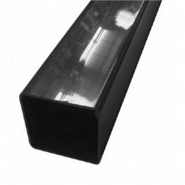 AFVOERGOOT VIERKANT ZWART SL 2M50