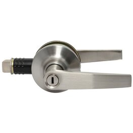 Binnendeurklink met slot satin nikkel 22 mm Binnendeurklink met slot satin nikkel 22 mm