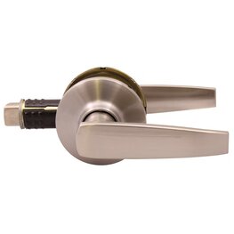 Binnendeurklink zonder slot satin nikkel 25 mm Binnendeurklink zonder slot satin nikkel 25 mm