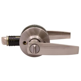 Binnendeurklink met slot satin nikkel 25 mm Binnendeurklink met slot satin nikkel 25 mm
