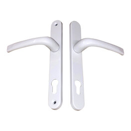 Buitendeurklink wit 210 mm gatenafstand Buitendeurklink wit 210 mm gatenafstand