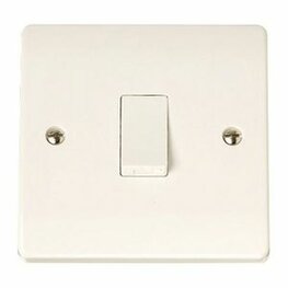 Enkel schakelaar wit
