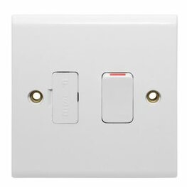 Schakelaar met zekering wit