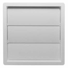 3-delige ventilatieklep wit 100 mm