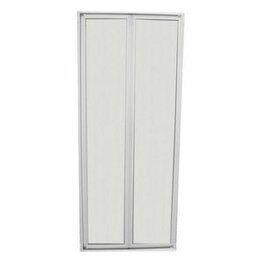 Douchedeur (dubbel) 160 x 64 wit