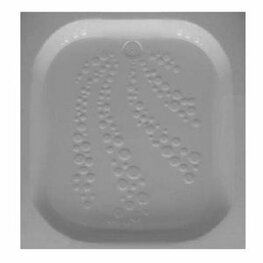 Huidlaag douche 675 x 785 wit pvc